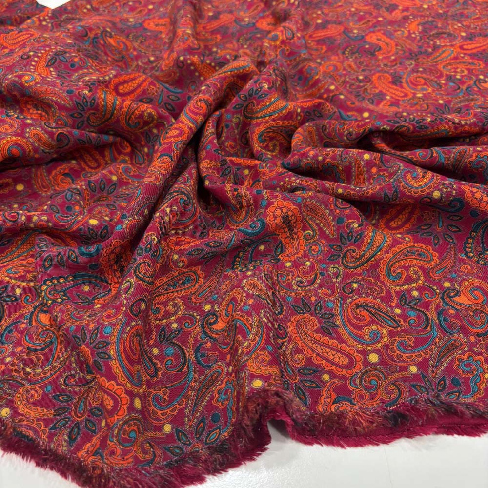 Desenli Belmando Viskon Kumaş