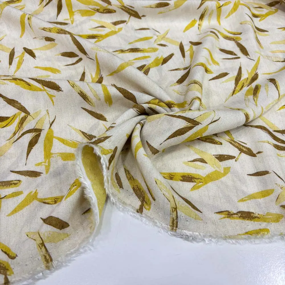 Desenli İpek Vual Kumaş Desenli İpek Vual Kumaş