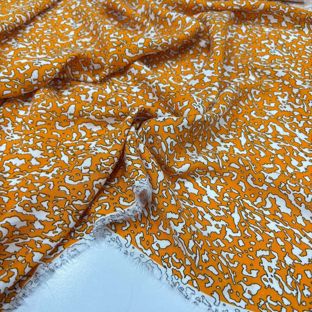 Desenli Viskon Kumaş