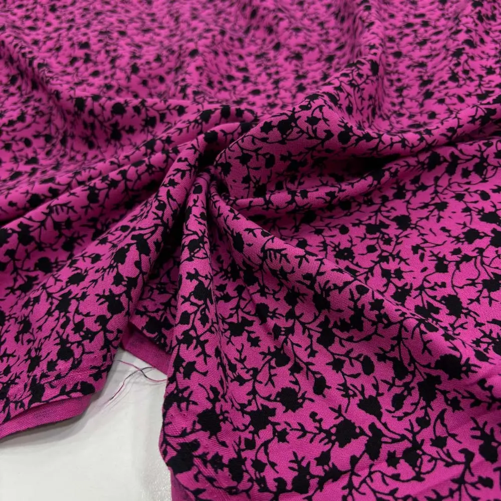 Desenli Viskon Kumaş