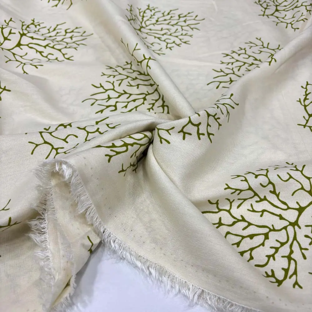 Desenli Viskon Kumaş