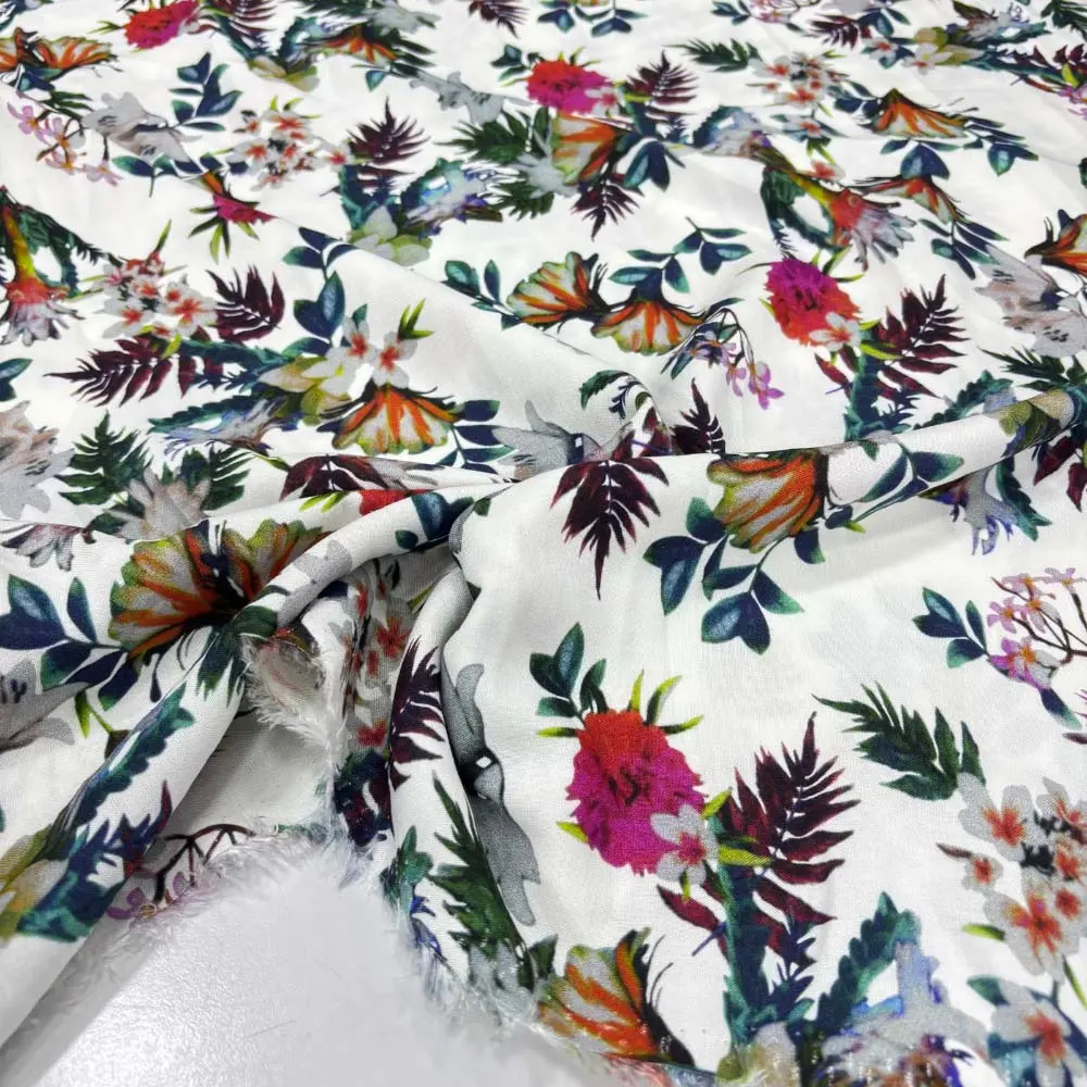 Desenli Viskon Kumaş