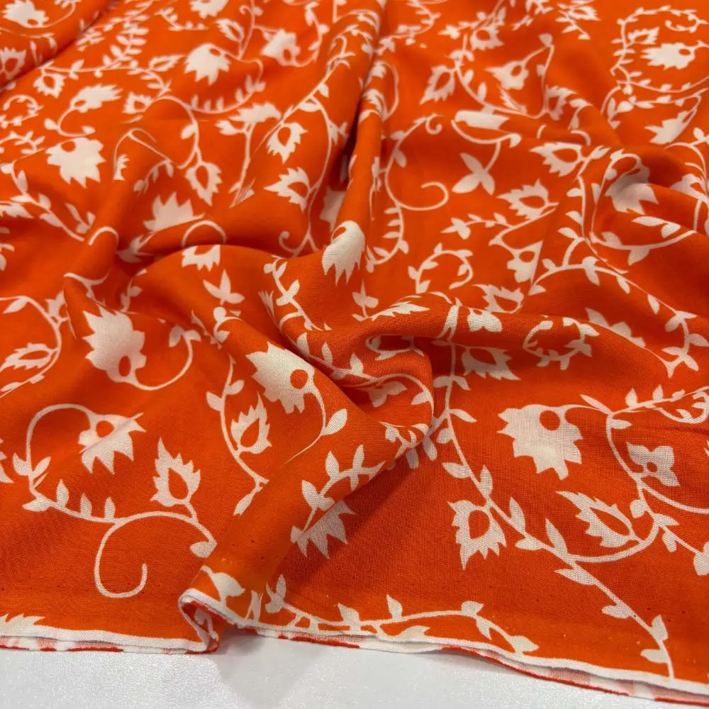 Desenli Viskon Kumaş