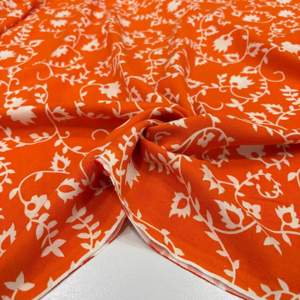 Desenli Viskon Kumaş