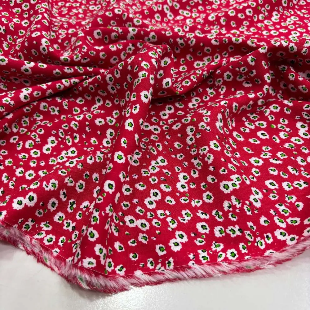 Desenli Viskon Kumaş