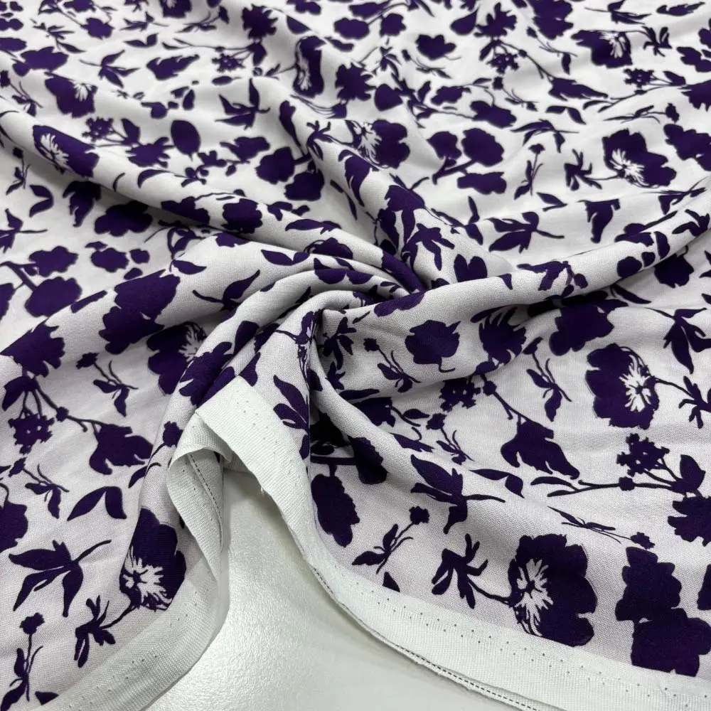 Desenli Viskon Kumaş