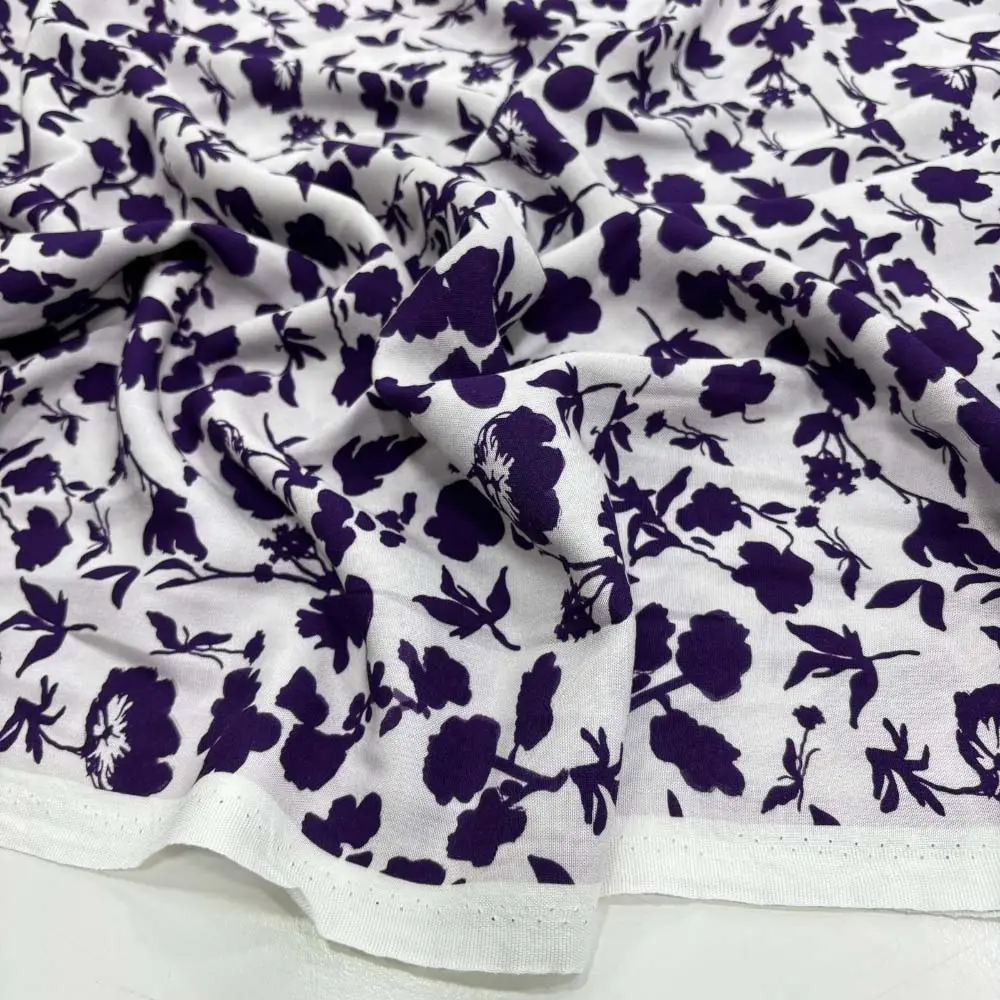 Desenli Viskon Kumaş