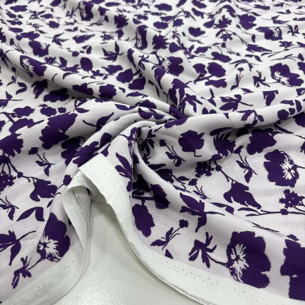 Desenli Viskon Kumaş