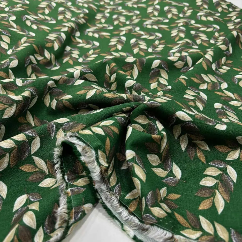 Desenli Viskon Kumaş