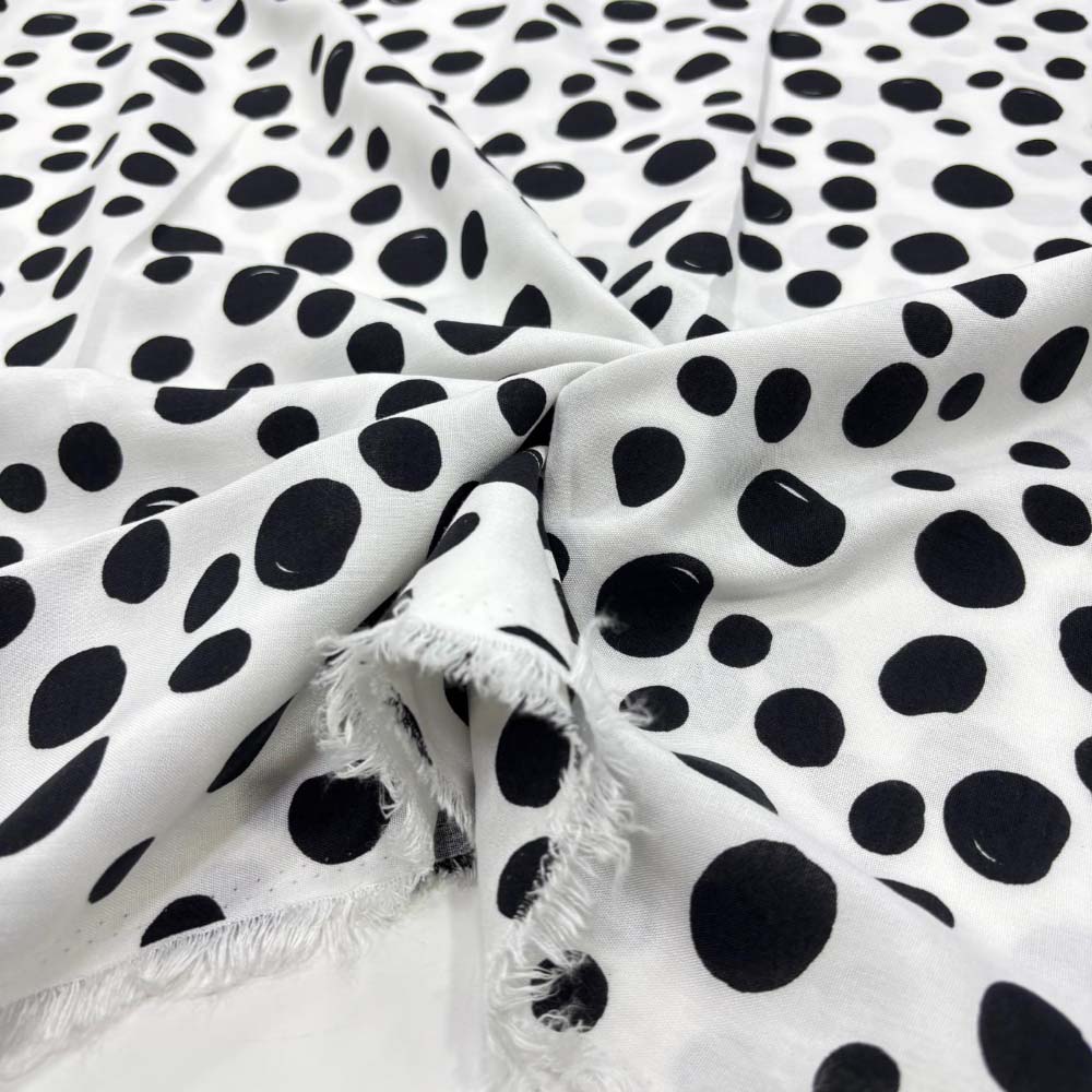 Desenli Viskon Kumaş