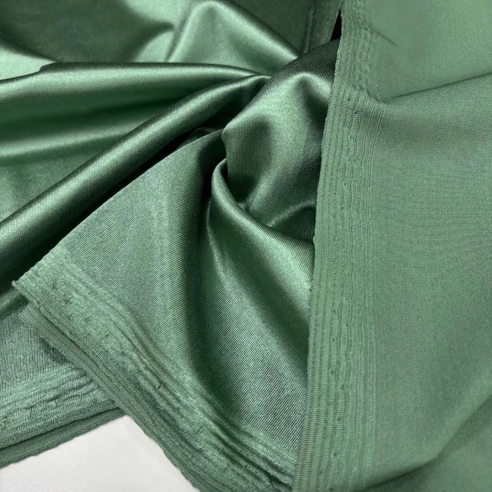 Saten Jarse Kumaş Yeşil