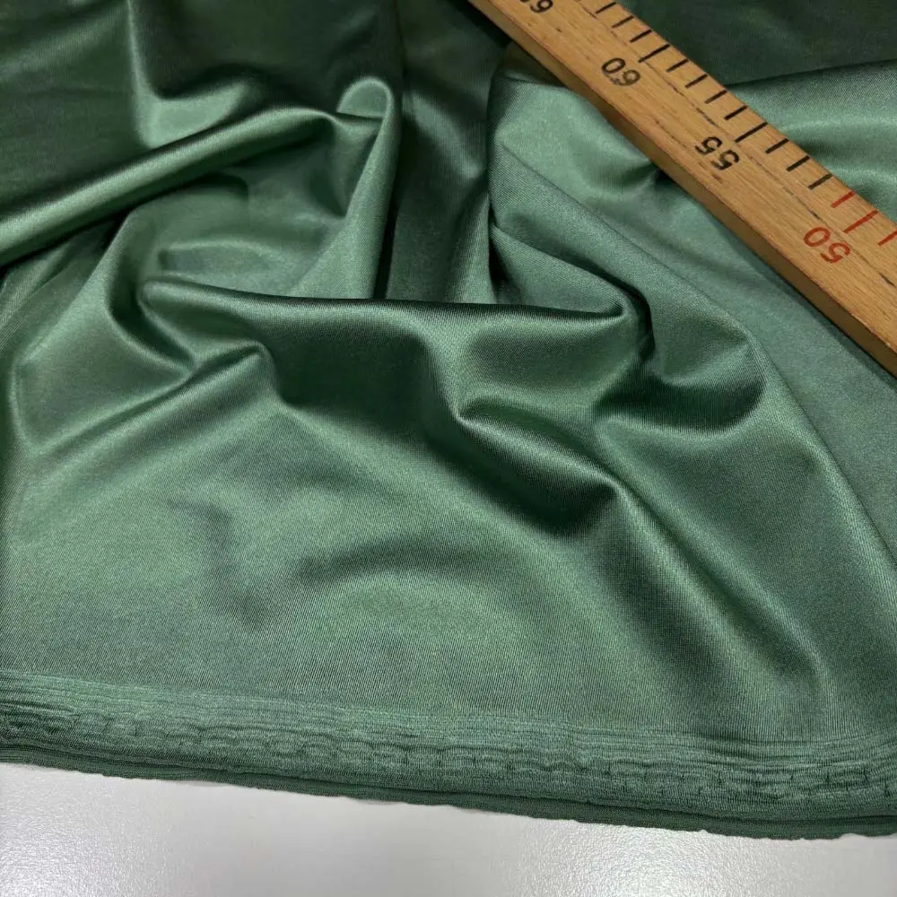 Saten Jarse Kumaş Yeşil