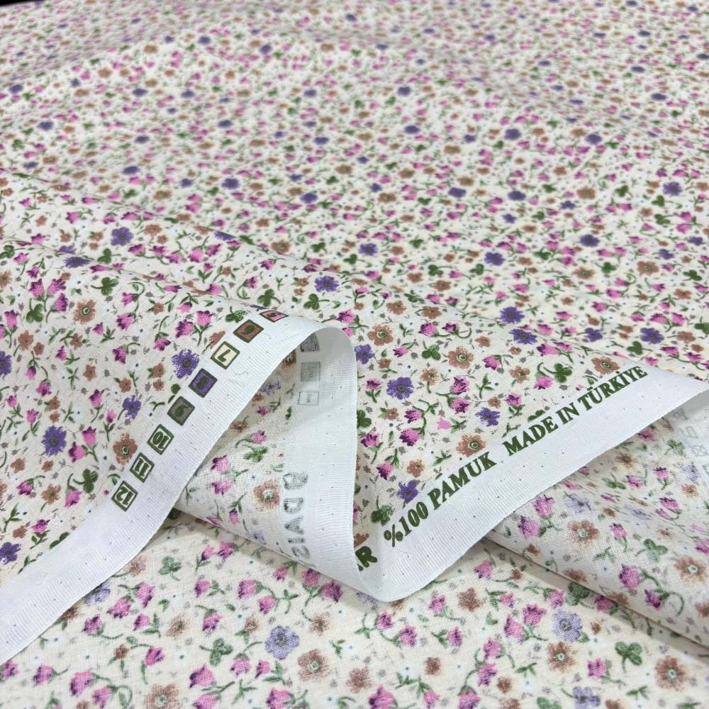 Desenli Poplin Kumaş Desenli Poplin Kumaş