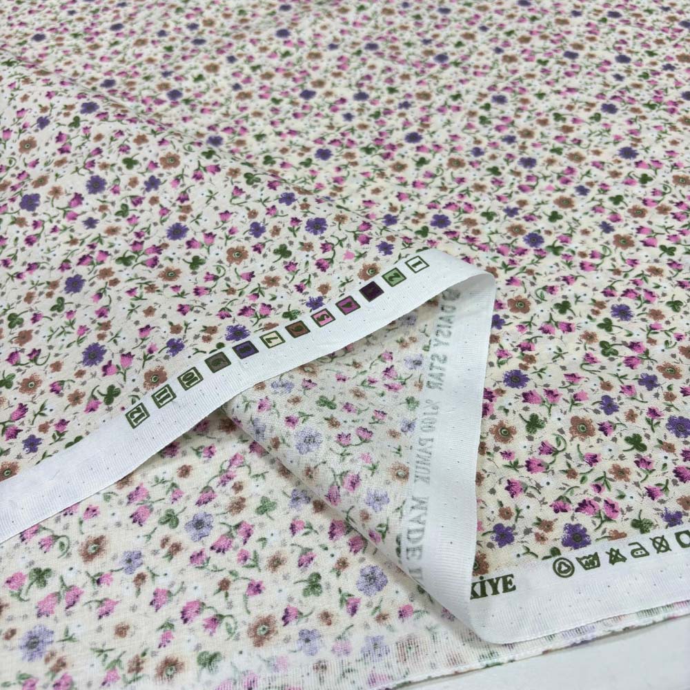 Desenli Poplin Kumaş Desenli Poplin Kumaş
