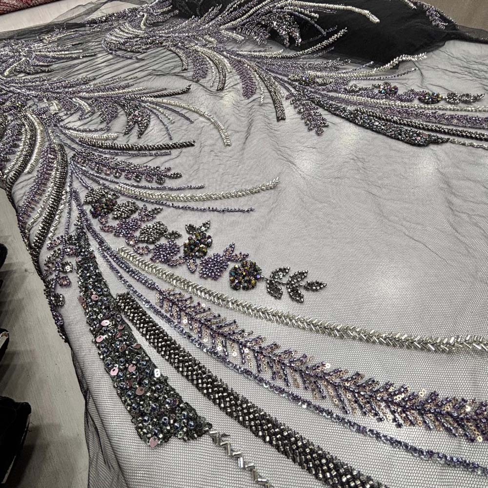 Taşlı Dantel Kumaş Taşlı Dantel Kumaş