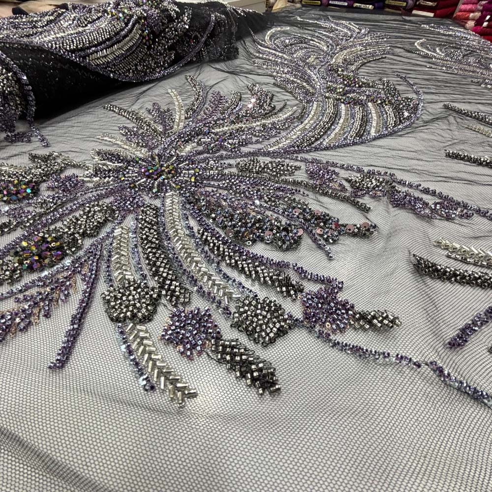 Taşlı Dantel Kumaş Taşlı Dantel Kumaş