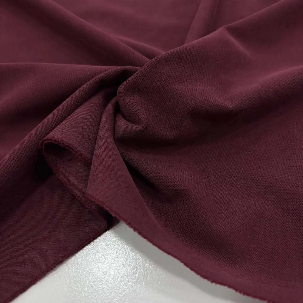 Taşlanmış Penye Kumaş Bordo Taşlanmış Penye Kumaş Bordo